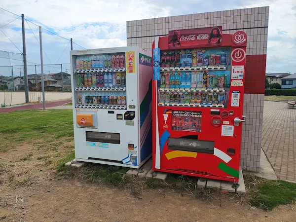 2台の自動販売機