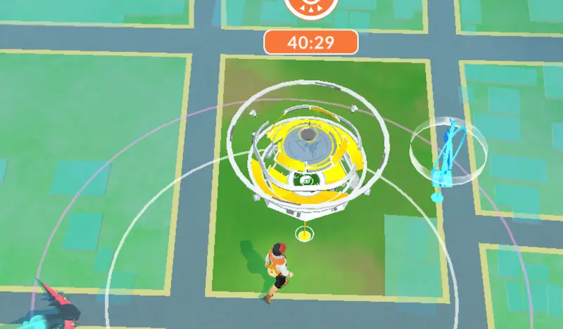 ポケモンGOの中根第2公園(ジム1つとポケストップ1つ)
※2025/9現在