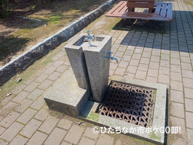 水道(公園北側)